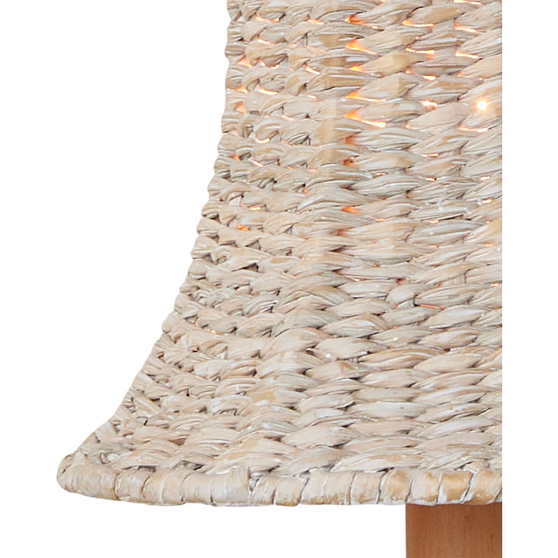 Abat-jour de lustre en forme de cloche, Blanc délavé