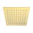 Ascend Ultra-Thin Square Shower Head - 10 in., Brushed Brass-121869644-123125556