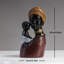 African Motherhood Statue For Home Office Décor