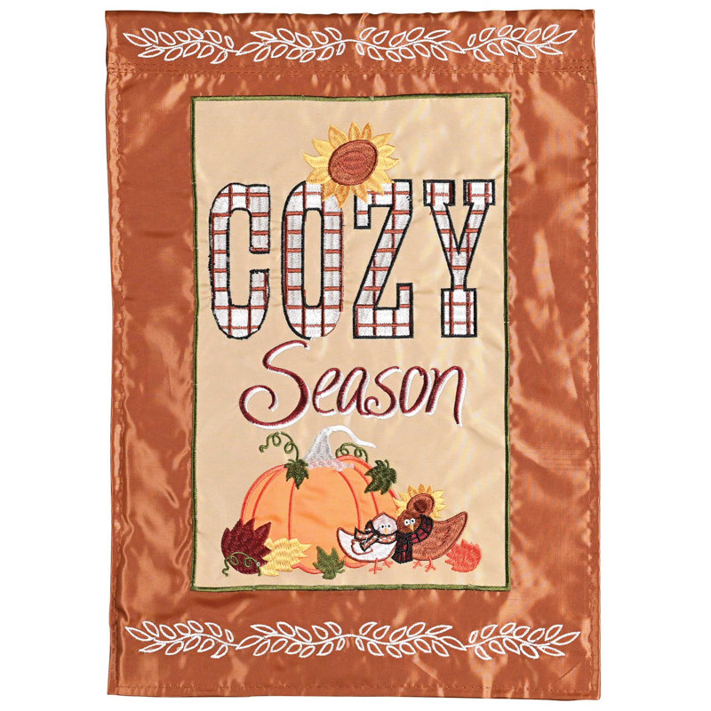 Garden Flag Cozy Season