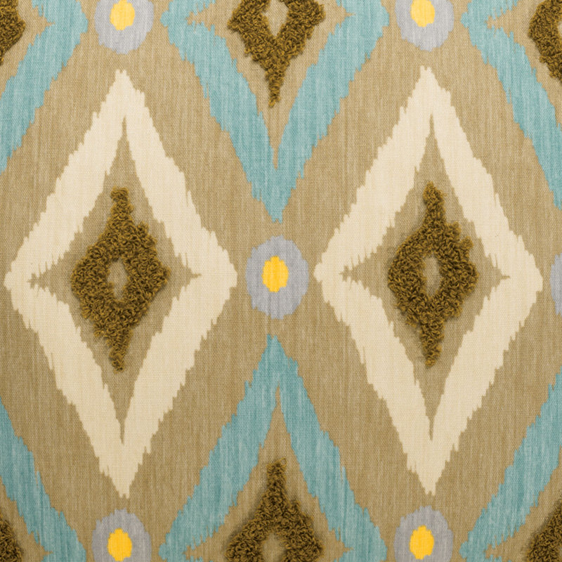 Ikat Pillow Cover & Insert, Pool, Square 24"