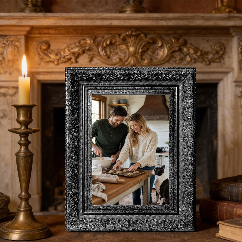 Cadre photo noir 3 pièces 5 "x 7" avec finition pour la maison noire 3 pièces, Black, 3, 5 po x 7 po