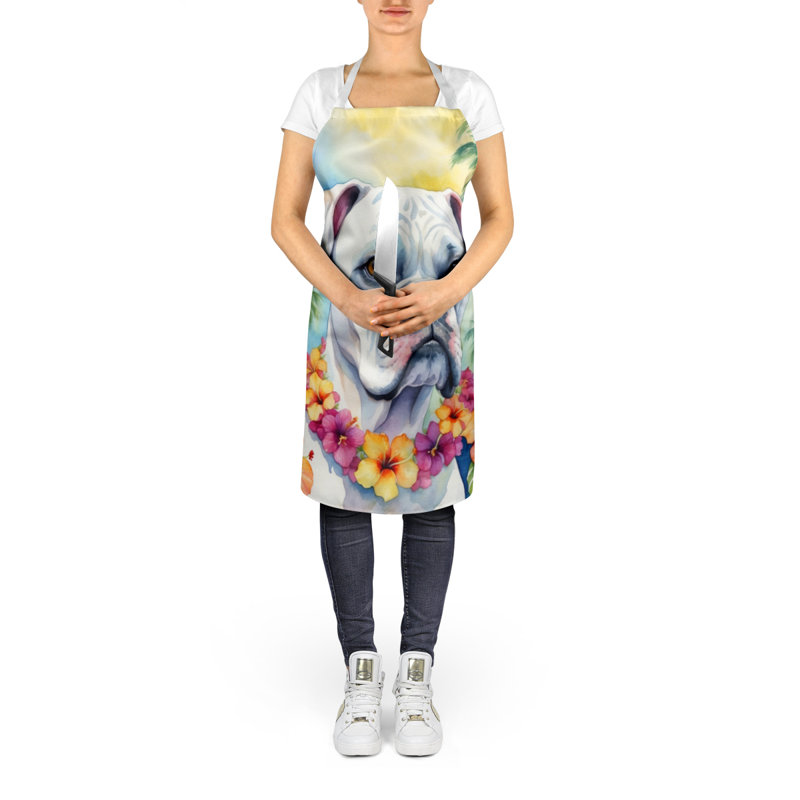Tablier blanc Boxer Luau