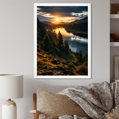 «Oregon River Landscape II», reproduction sur toile
