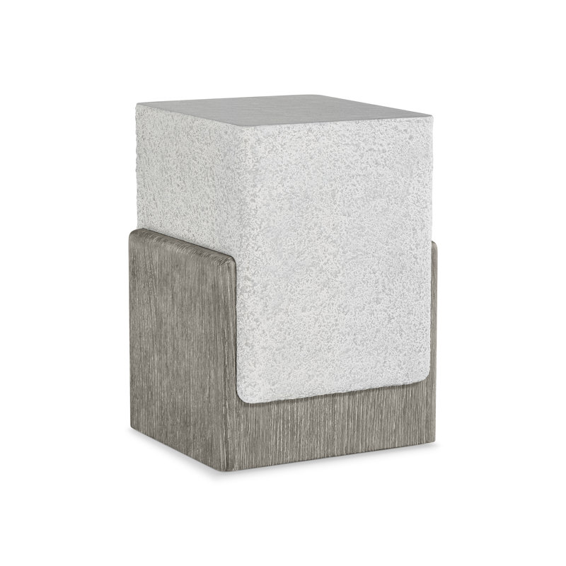 Bernhardt Monolith Accent Table, 22" H x 16" W x 16" D, Square