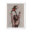 Rock and Roll Sign with Guitarist - Peinture sur toile-60159942-60159941