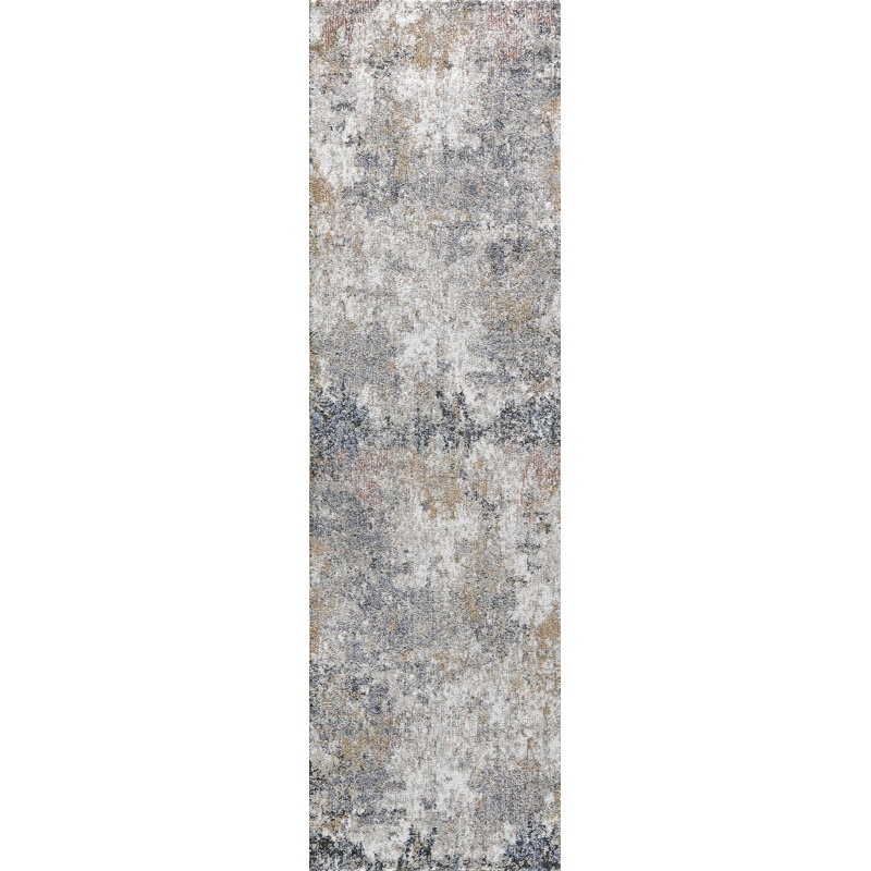 Abstract Indoor Rug, Runner 2' x 7'5"