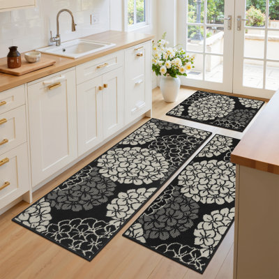 Non-slip Stain-resistant Kitchen Mat (Set of 3)
