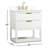 Felicity 30 " W Freestanding Standard Free Standing 1 Single Vanity Bathroom Vanity With Engineered Marble Top-51216057