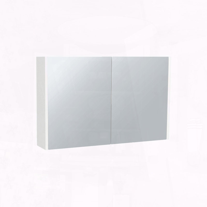 Armoire à pharmacie à double porte 31,5 x 19,7 pouces avec trois tablettes intérieures, blanc