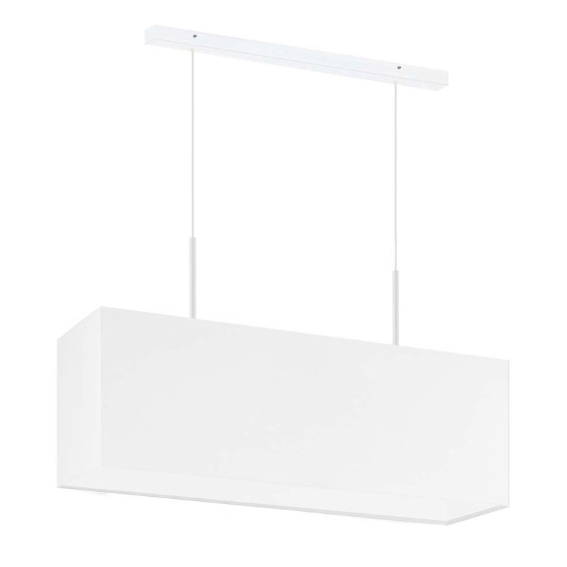 Gener 2 - Light Square/Rectangle Pendant, White, Black