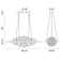 Clayton Glass Florets LED Chandelier