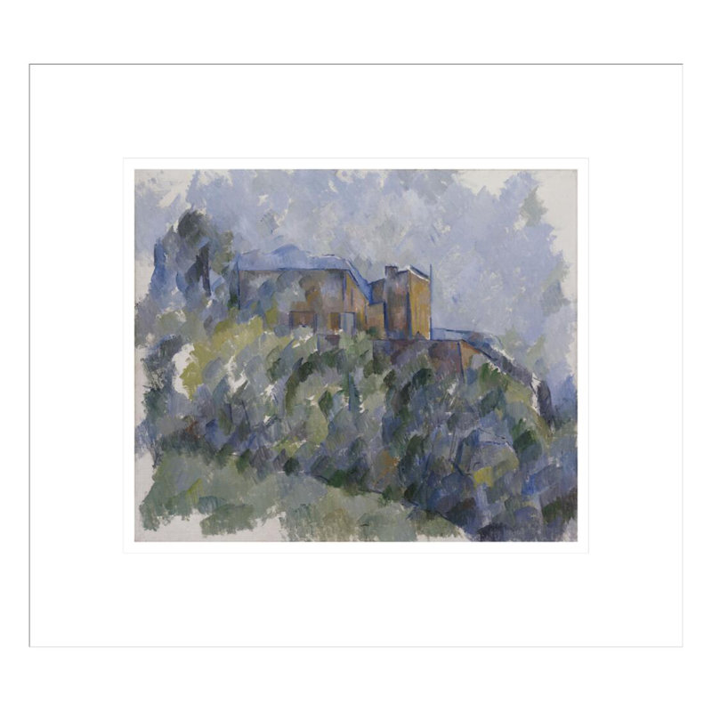 Château noir par Paul Cézanne, H 13,75 po x l 15,26 po