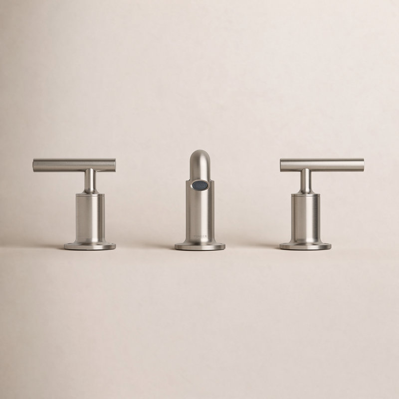 Purist Widespread Bathroom Faucet with Drain Assembly, Vibrant Brushed Nickel