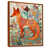 Brown Floater Framed, Canvas
