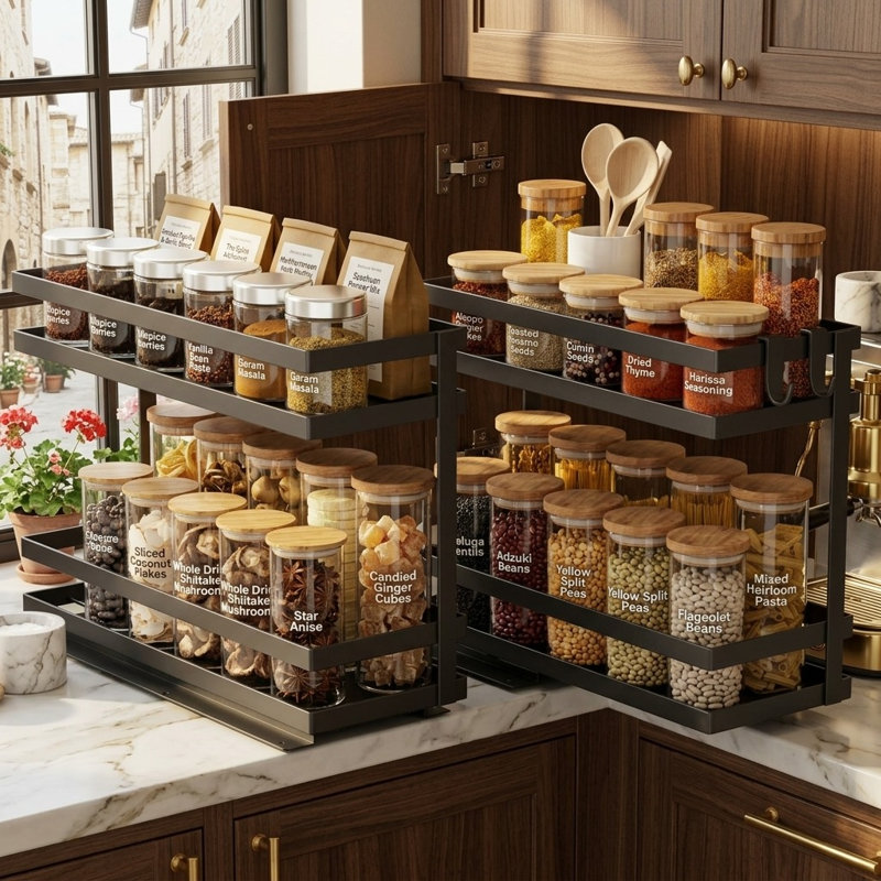Freestanding Spice Rack