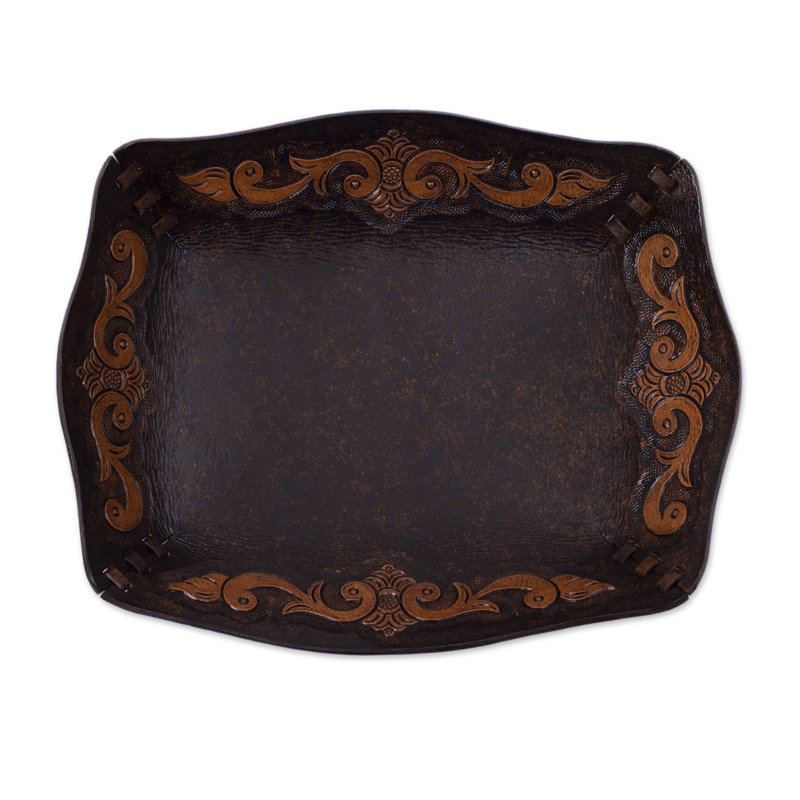 Campbellsburg Leather / Faux Leather Tray
