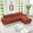 Grimpante Boneless 116.26''W Modular Sofa-308444050
