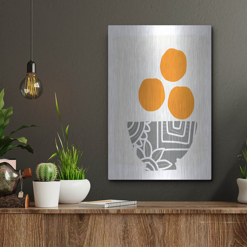 "Bol d'oranges" par Linda Woods, H 16 po x l 12 po