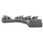 Canapé modulaire surdimensionné rembourré de mousse Breydan-761111154