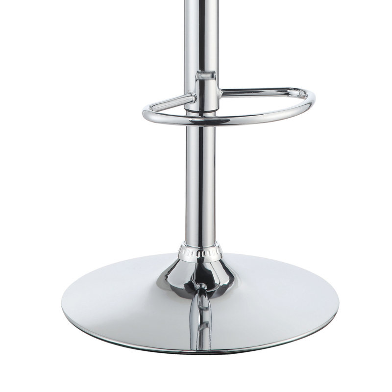 Tabouret de bar réglable Heber (ensemble de 2), Noir