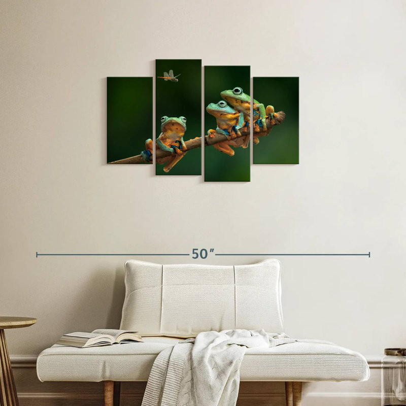 Brampt Hungry Frogs, 22" H x 36" W
