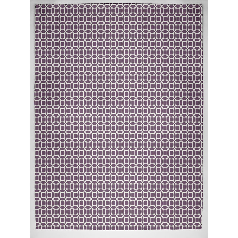Verena Plain Weave / Muslin Throw Blanket, Purple