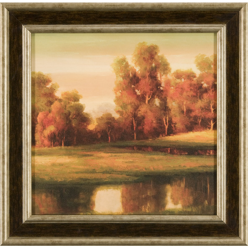 « ashton art & décoration serene ii », reproduction d’art encadrée