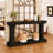 63" Long Console Table，Wooden Rectangular Sofa Table-1429656707