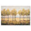Toile peinte à la main à la feuille d'or 24 po x 36 po, encadrée de pierres intégrées pour la décoration de bureau, impression d'arbre abstrait d'automne et décorations en pierre, salon, chambre à coucher