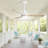 48" Nicola 3 - Blade Modern Ceiling Fan with Remote Control and Light Kit-89200475