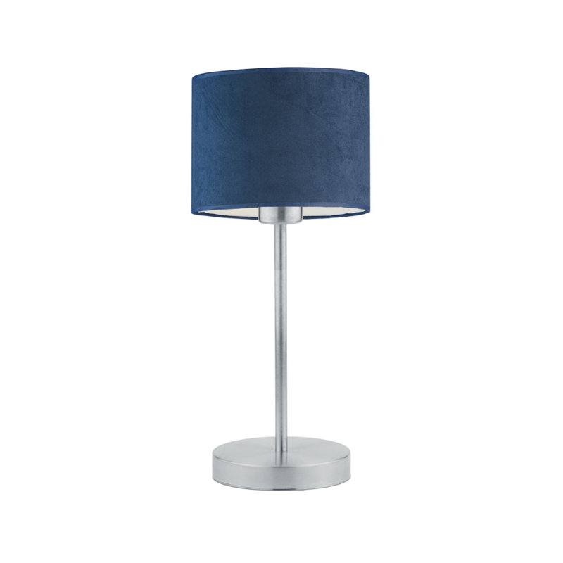 Letina Metal Desk Lamp, Silver, Navy