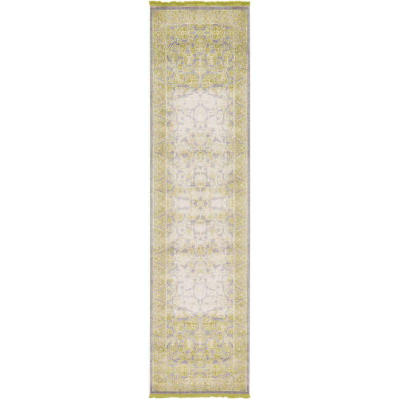 Folkeste Oriental Indoor Rug, Runner 2'7" x 10'