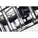 25 Inch Elegant And Glam Style Matte Black Finish Crystal Lighted Ceiling Fandelier With Remote