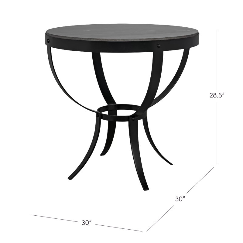 Byron Marble Top End Table