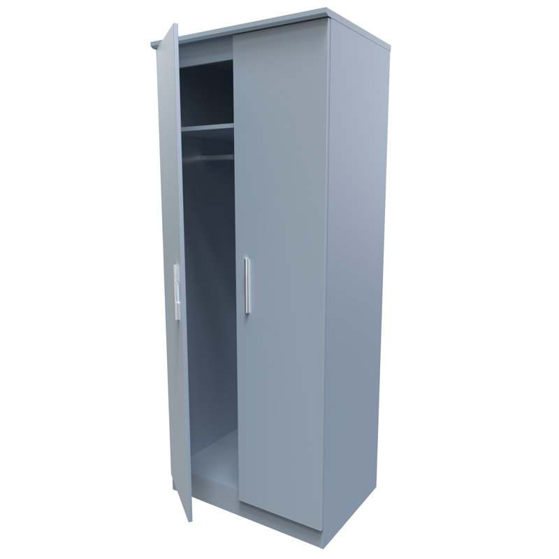 Bhaga Manufactured Wood Wardrobe, Denim Blue