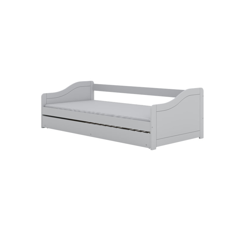 Ishkhan European Single (90 X 200 Cm) Daybed Platform with Trundle Included