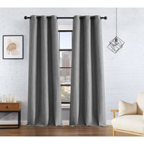 Jessica Simpson Tallulah Textured Blackout Grommet Window Curtain Panel Pair with Tiebacks - 76 x 96 - Blue