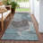 Machine Washable Indoor/Outdoor Hovey ACN2267 Geometric Rug-1297572712