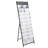 10-Tier Metal Free Standing Magazine Rack