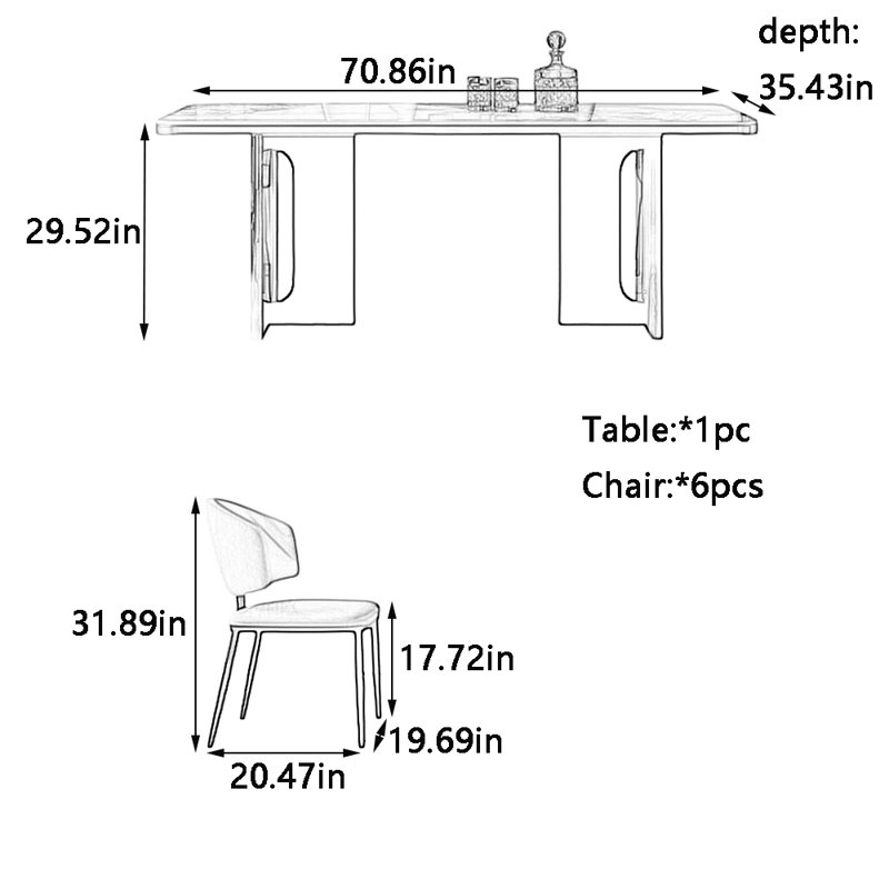 Hackman, 29.52"H x 70.86"L x 35.43"W