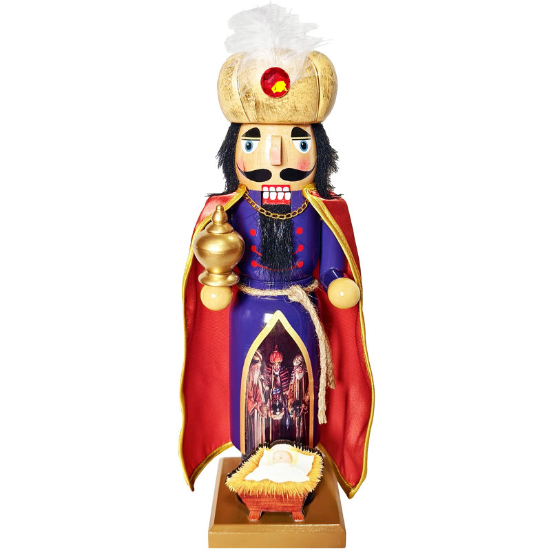 13” Three Kings on High Nutcracker