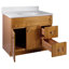 Ensemble de meuble-lavabo en bois massif de 37 po avec plateau unique Brookings, gris Sherwin Williams® - Design House, 216275-101466680-101799416