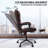 Massage  Executive Chair Ergonomic Office Chair with Footrest-974515849