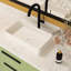 24X14 Ceramic Rectangular Bathroom Sink - White, Polished Finish, For Diverse Spaces Quality Vessel Smooth, Applications