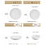 48-Piece White Porcelain China Dinnerware Set, Service For 12