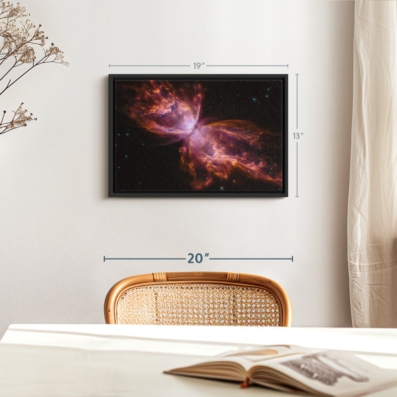 Impression sur toile Butterfly Nebula, H 13 po x l 19 po