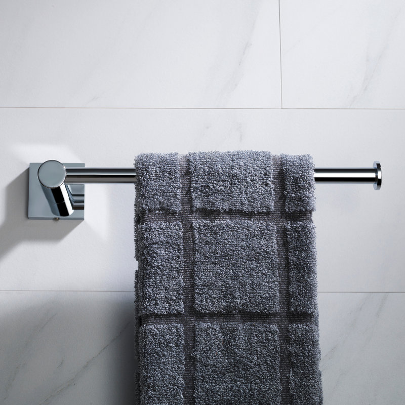 Ventus 10.5" Wall Mounted Towel Bar, Chrome