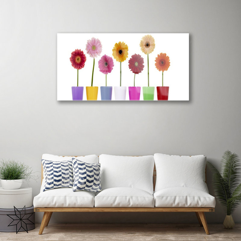 Flowers - No Frame Print on Glass