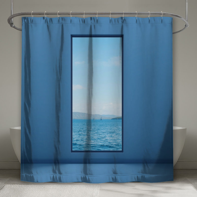Rideaux de douche Ocean View, L 70 po x H 84 po